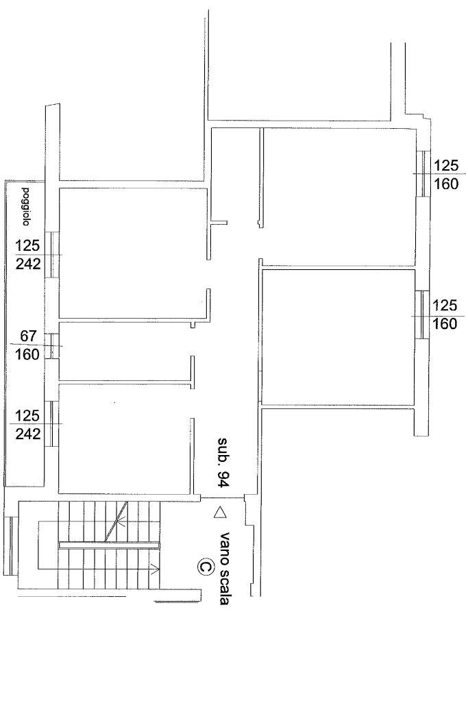 Trilocale Via Ovada, Novi Ligure - planimetria 1