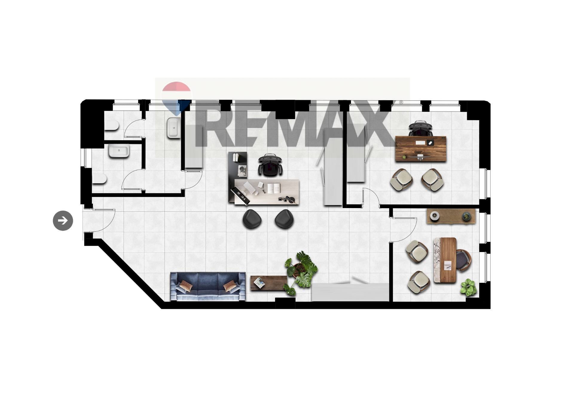 Pianta 2D - Ufficio VIA DI VITTORIO
 
70, Novate Milanese - planimetria 1