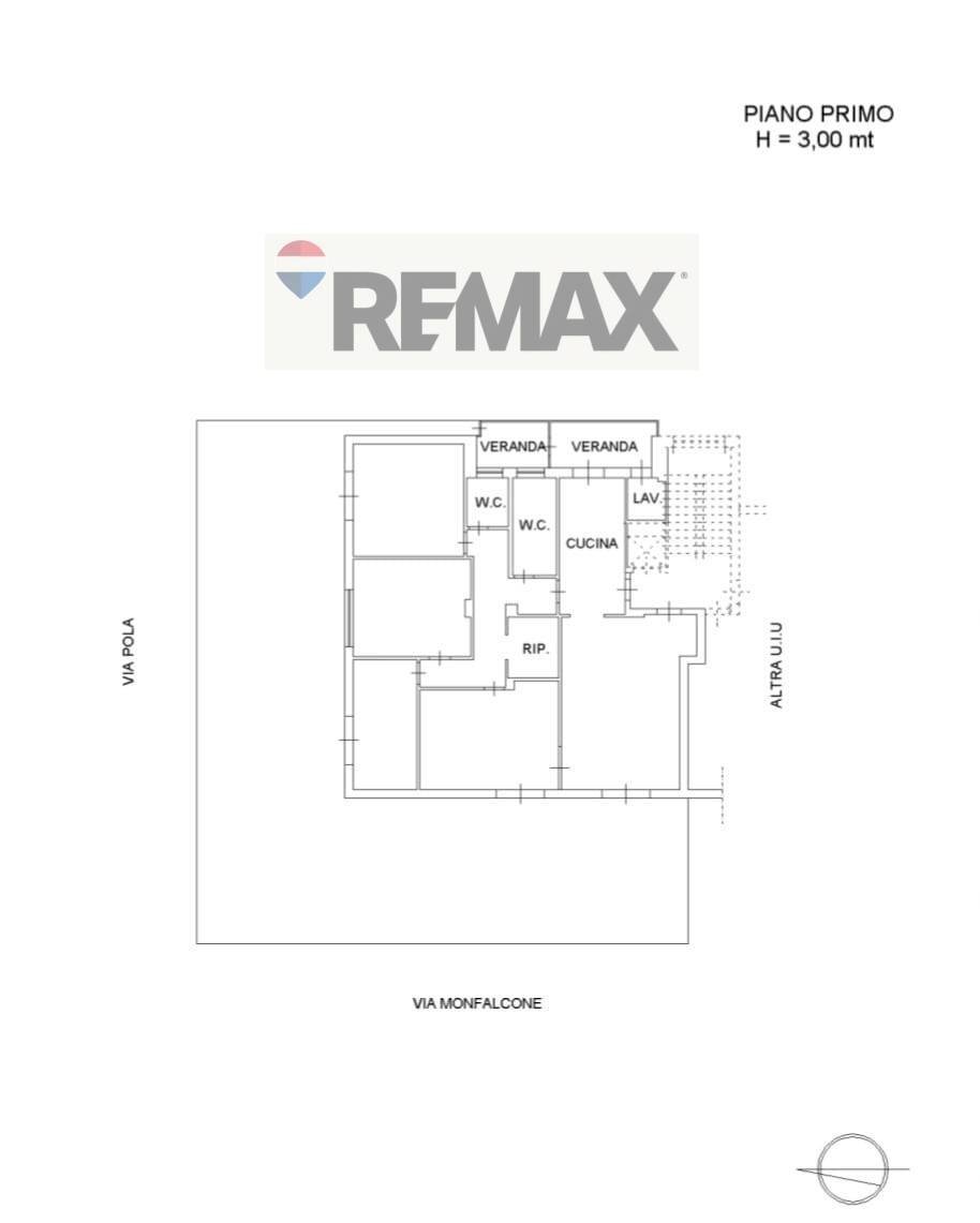 Pianta 2D - Appartamento Corso Italia
 
189, Catania - planimetria 1