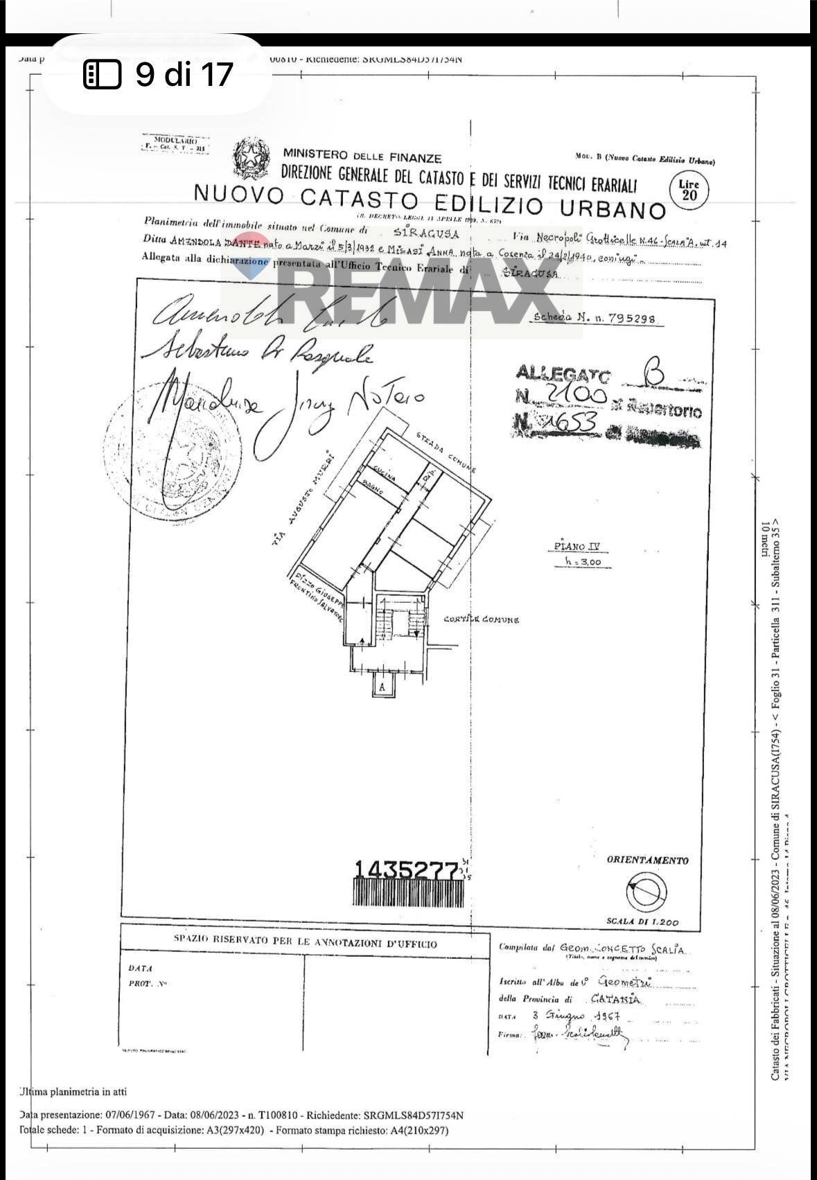 Pianta 2D - Appartamento Via Necropoli Grotticelle
 
46, Siracusa - planimetria 1
