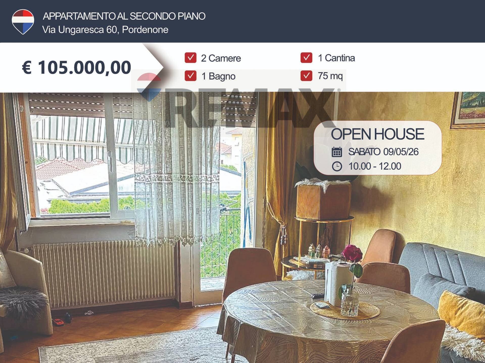 Sala da pranzo - Appartamento Via Ungaresca
 
60, Pordenone - foto 1