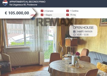 Sala da pranzo - Appartamento Via Ungaresca
 
60, Pordenone - foto 1