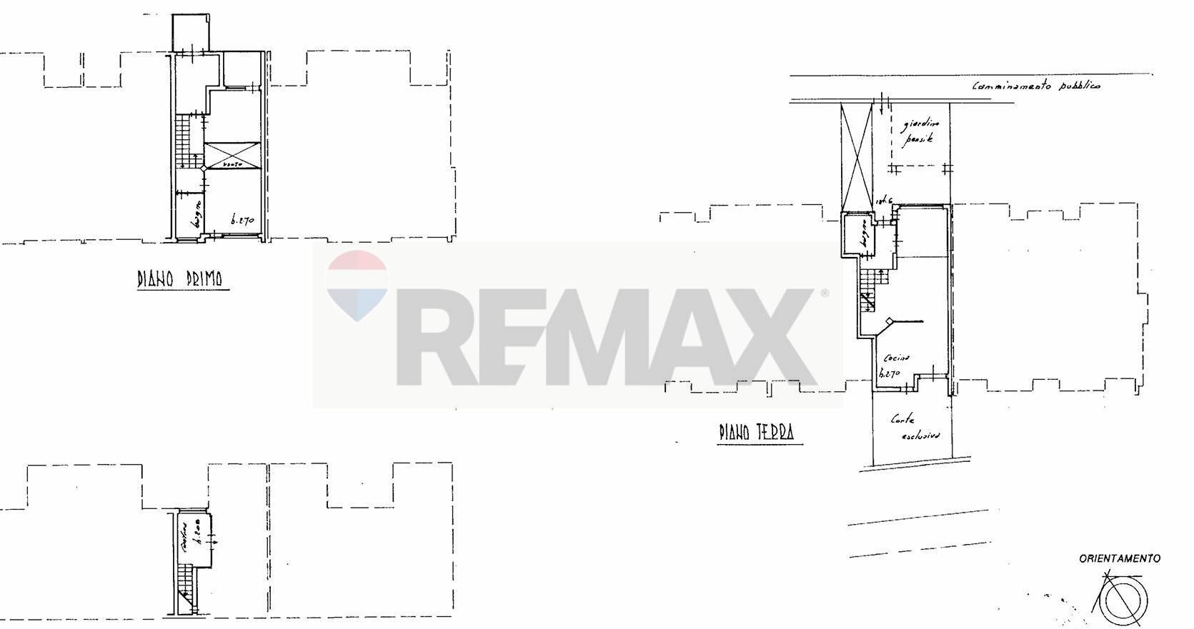 Pianta 2D - Villa a Schiera Ancona - planimetria 1
