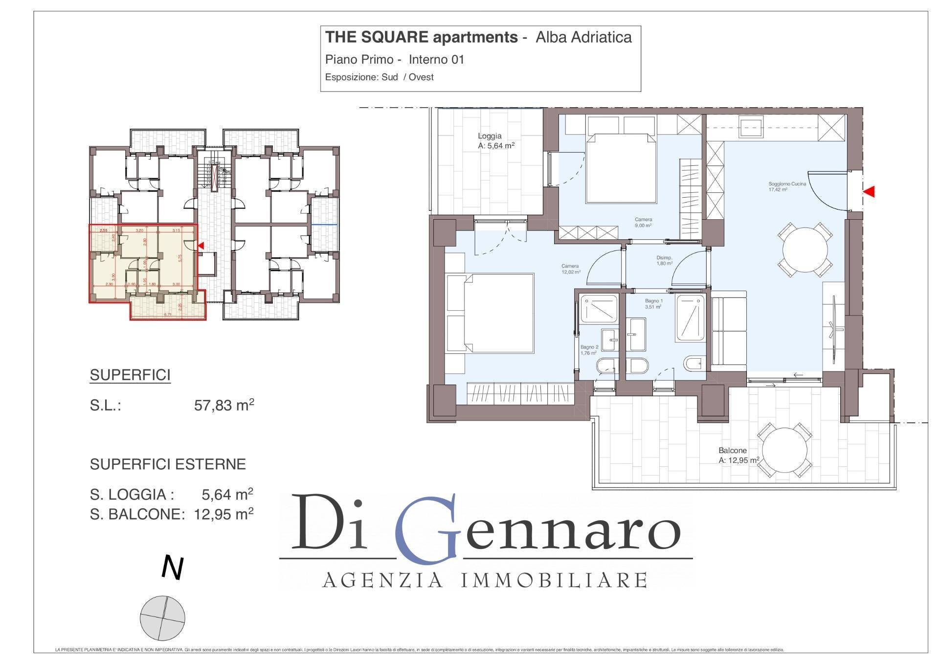Foto 1 - Three-room apartment via Toscana, Alba Adriatica - photo 1