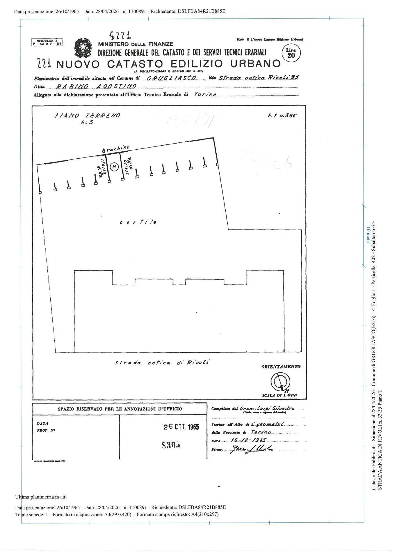 Foto 7 - Box VIA ANTICA DI RIVOLI
 
65, Grugliasco - floor plans 1
