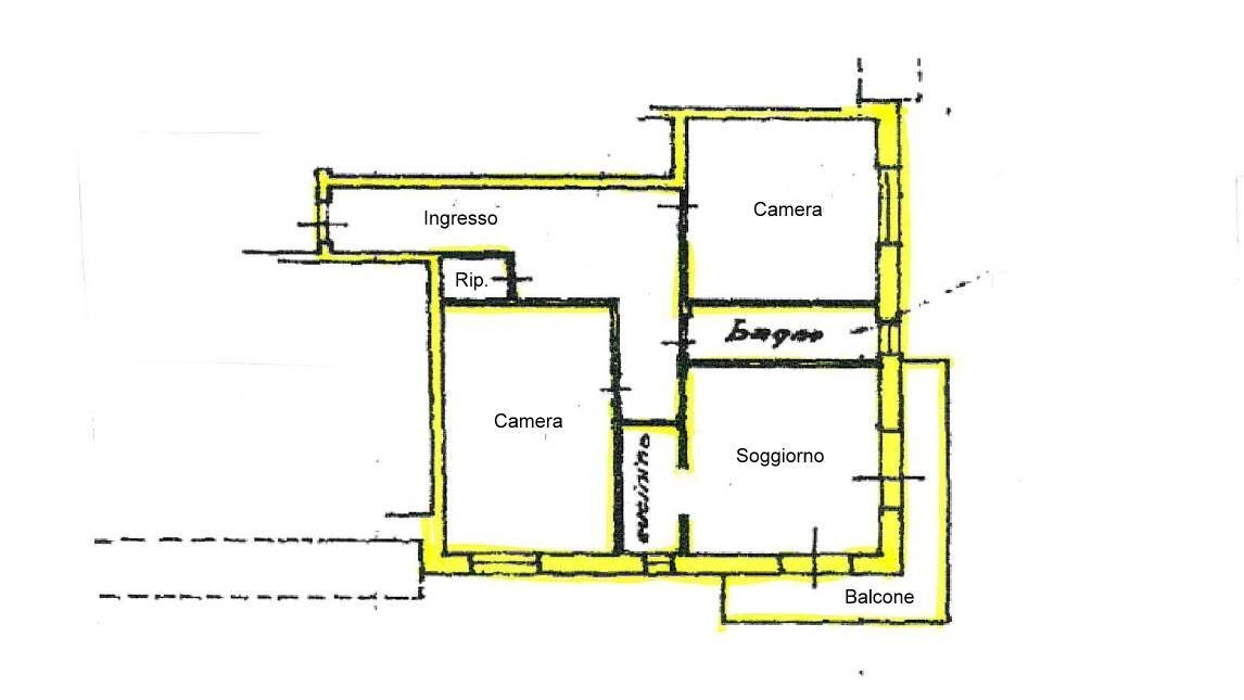 Foto 18 - Trilocale Via Ceres
 
19, Ala di Stura - planimetria 1