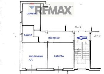 Pianta 2D - Trilocale Roma - foto 19