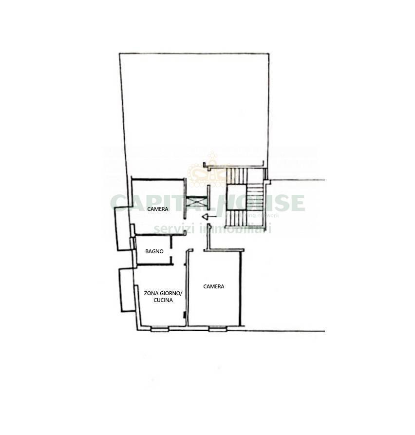 Foto 18 - Trilocale Via Niccolo' Machiavelli, Bologna - planimetria 1