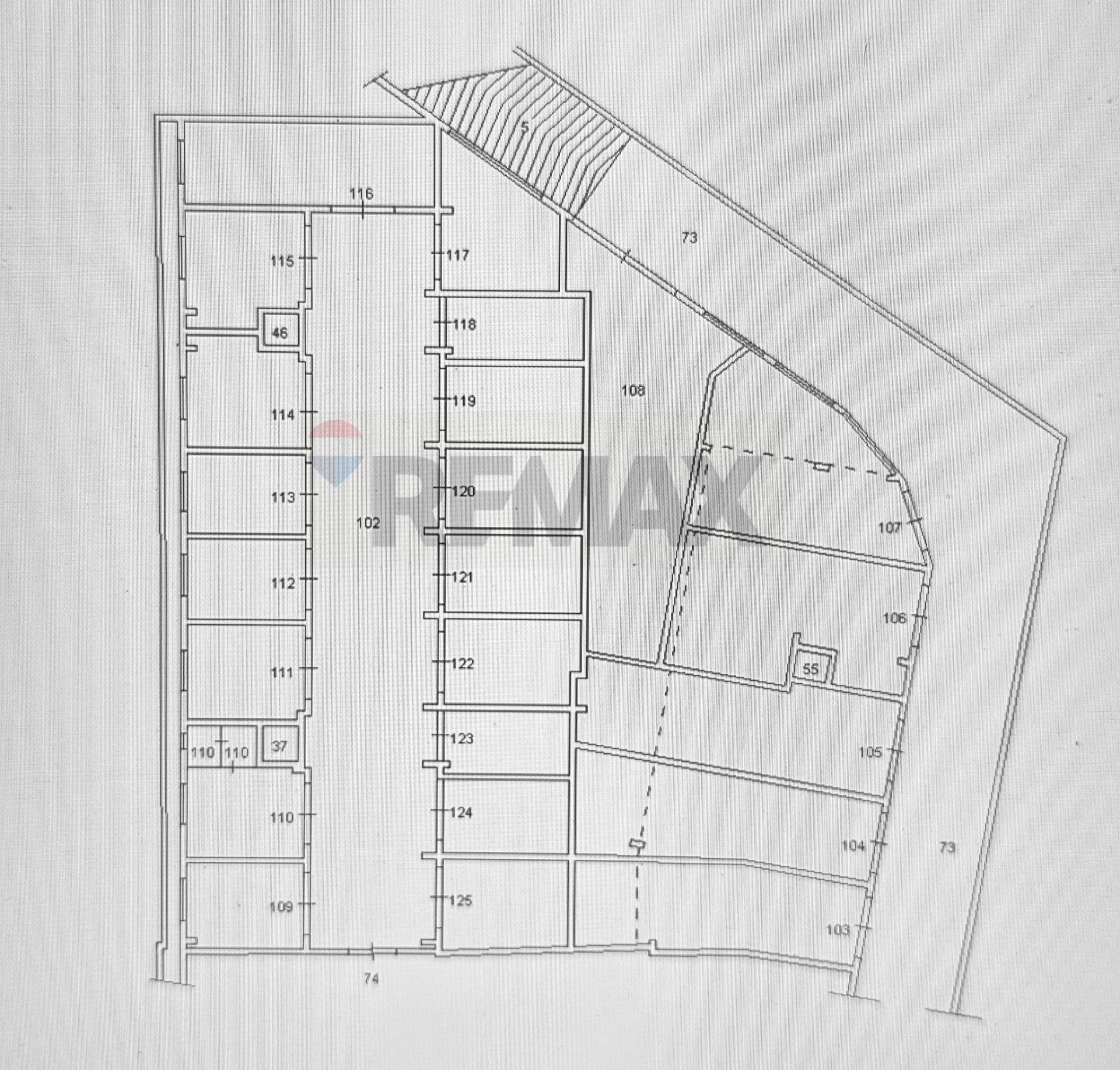 Pianta 2D - Warehouse via alcide de gasperi
 
178, Villabate - floor plans 1