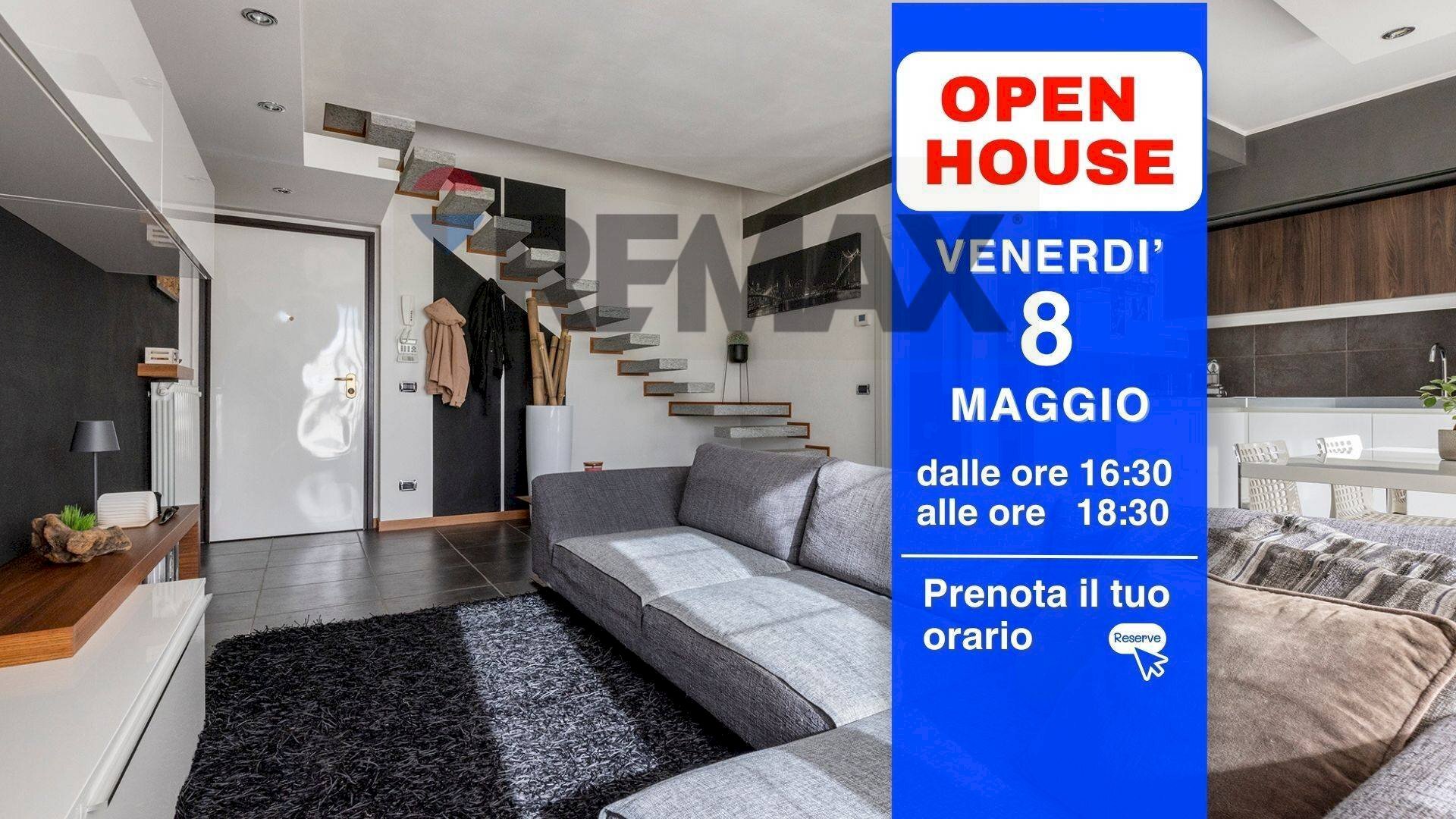 Soggiorno - Three-room apartment via Eugenio Villoresi
 
69b, Somma Lombardo - photo 1