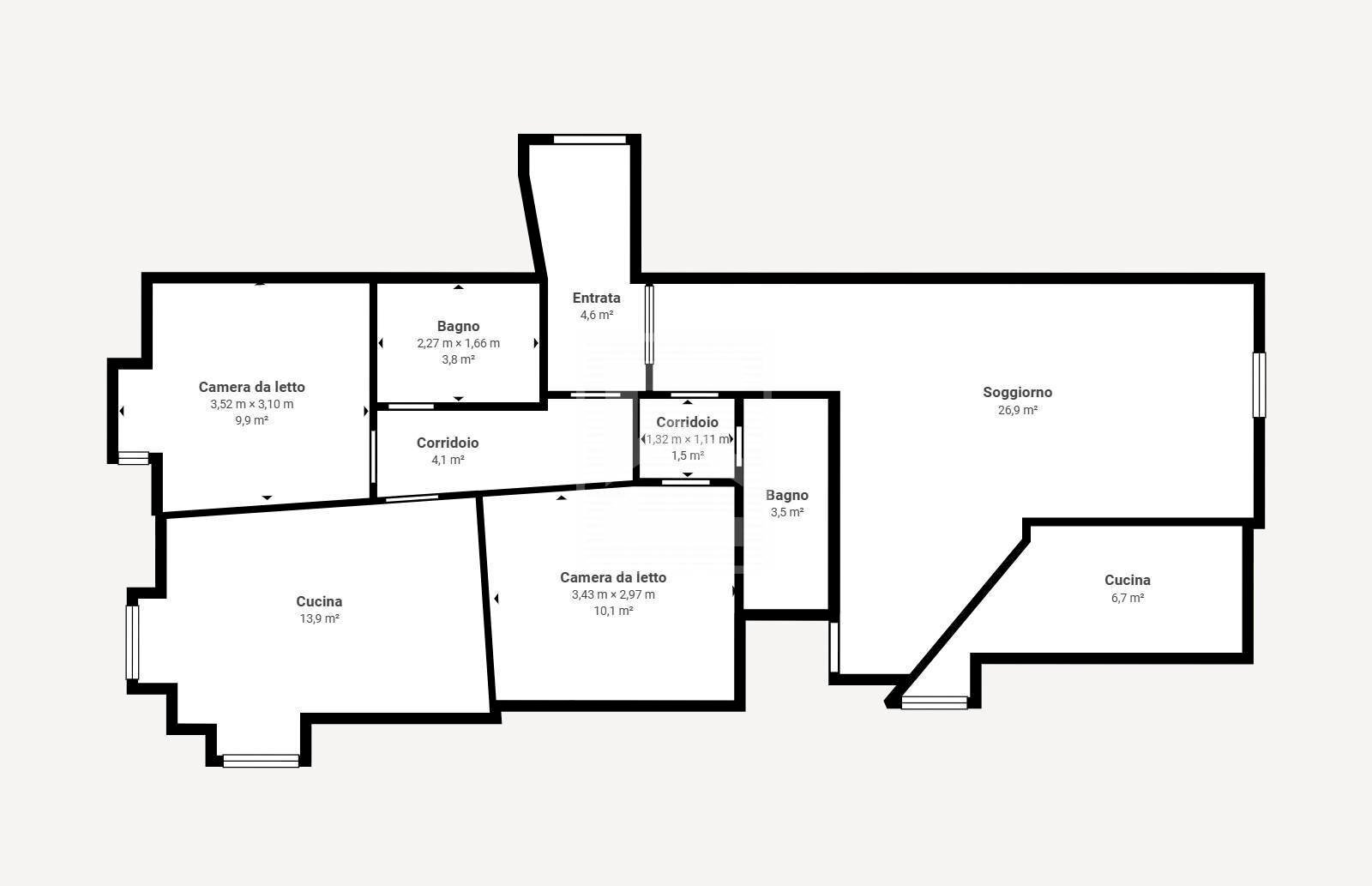 Foto 28 - Quadrilocale via XXIV maggio
 
10, Gargnano - planimetria 1