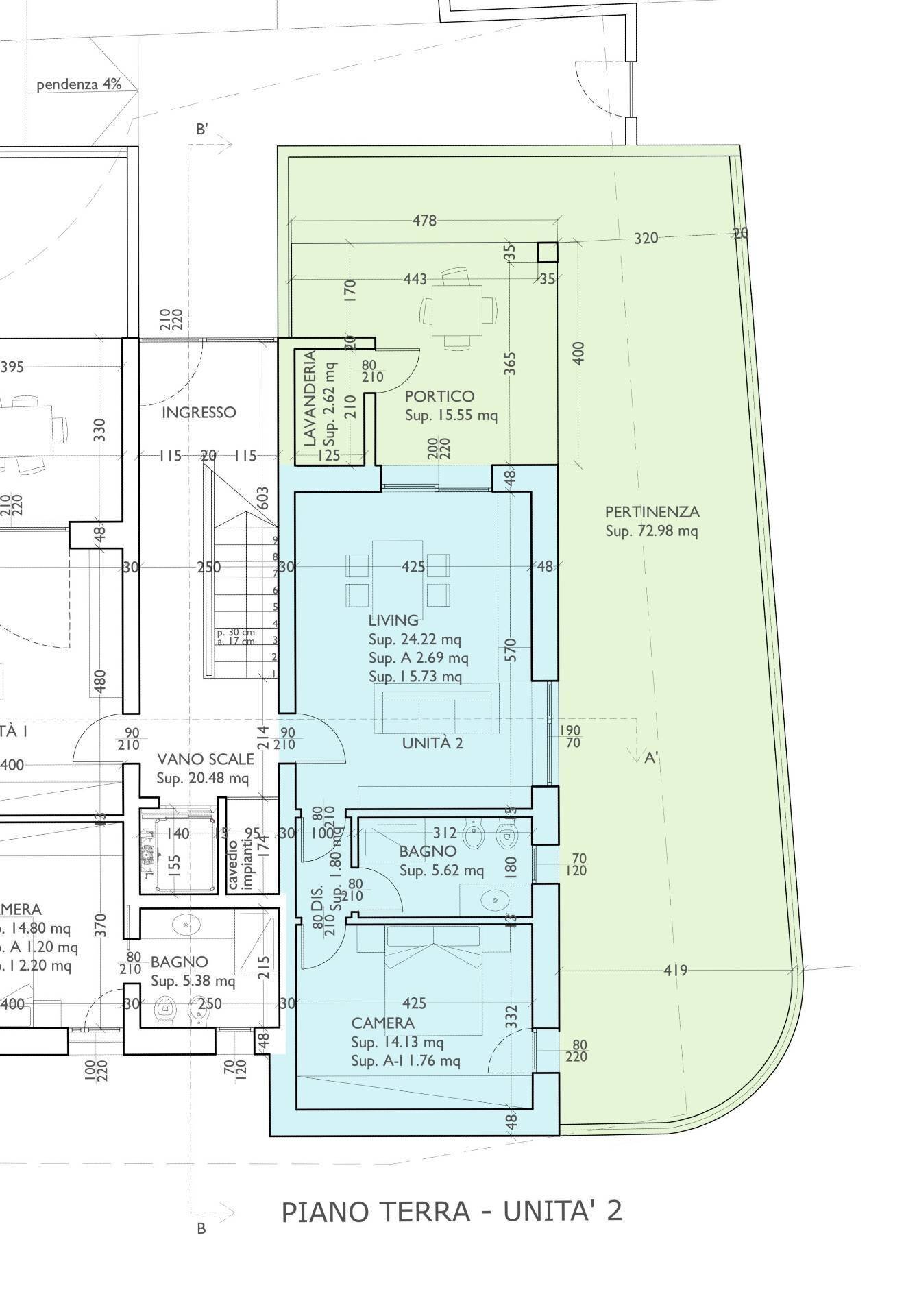 Foto 18 - Bilocale Fiume Veneto - planimetria 1