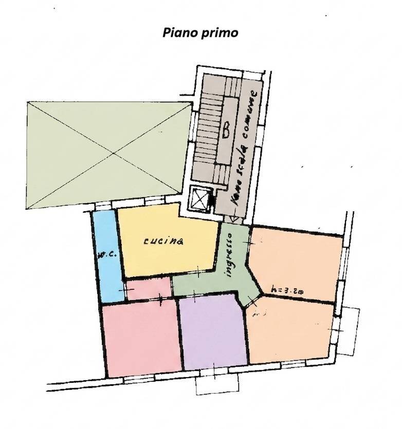 Foto 24 - Four-room apartment via Teatro Antico
 
18, Teramo - floor plans 1