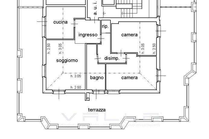 Planimetria - Attic via Don Lombardi, Ponte San Pietro - floor plans 1
