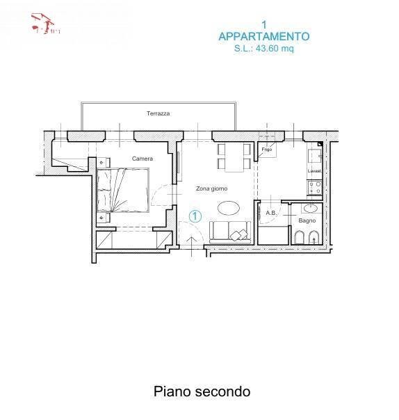 Foto 3 - Bilocale via Cassia
 
1, Firenze - planimetria 1
