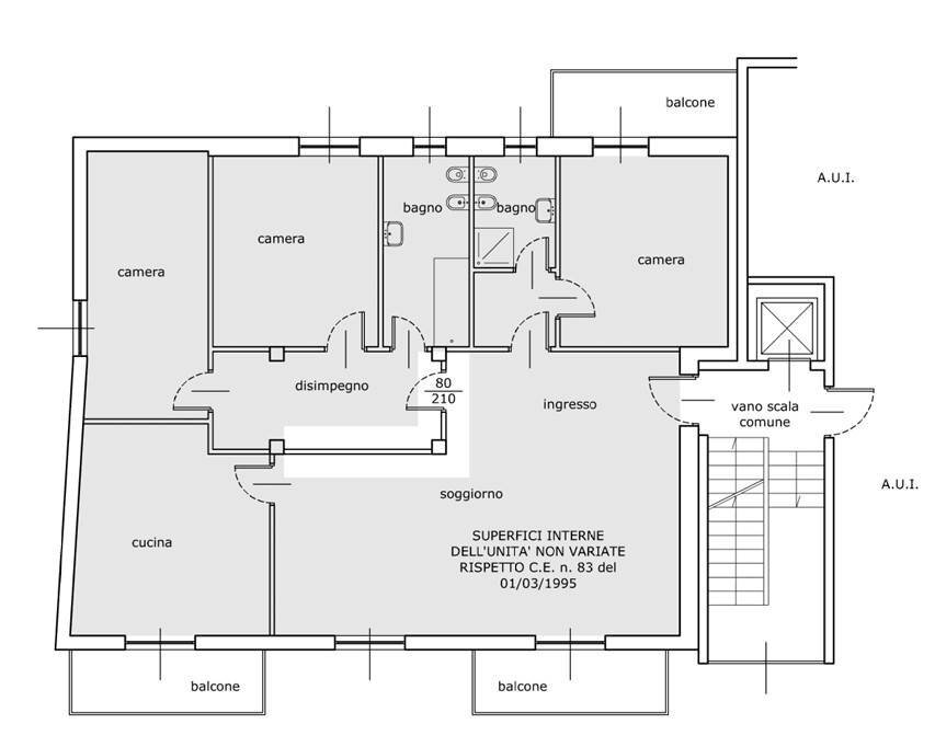 Foto 10 - Quadrilocale Castellanza - planimetria 1