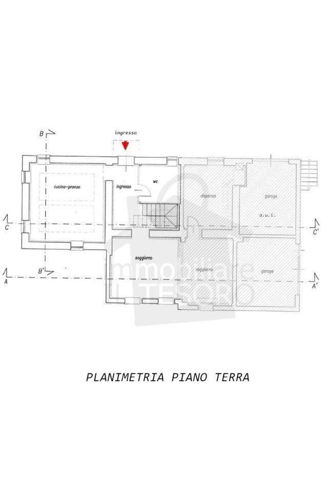 Villa via Brocchi, 73, Verucchio - floor plans 1