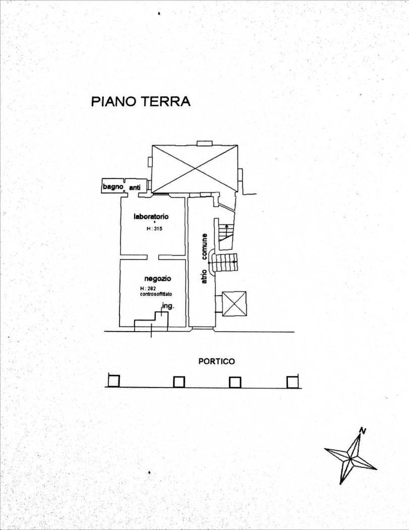 Shop via Collegio di Spagna, Bologna (neighborhood Costa Saragozza) - floor plans 1