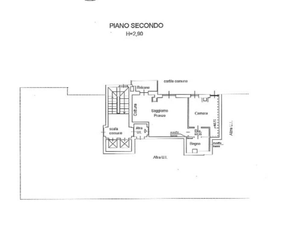 Foto 27 - Bilocale Via Giambellino
 
131, Milano - planimetria 1