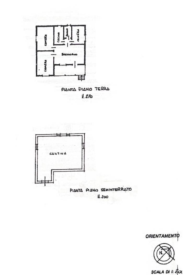 Rustico via Acqua Saporita, 30, Bagnolo Piemonte - planimetria 1