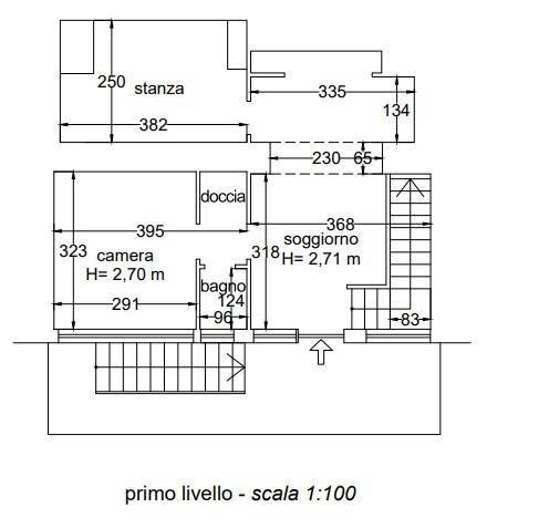 Villa a Schiera all'asta via Parco Tigullio, 20, Zoagli - planimetria 1