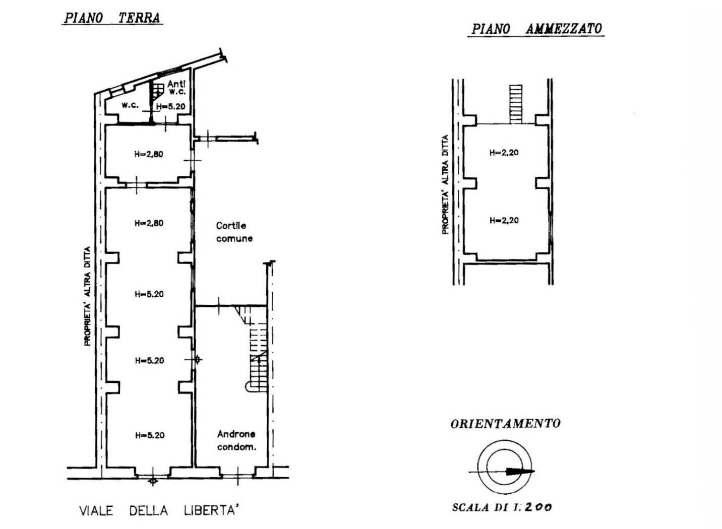 Negozio viale della Libertà, 145, Catania - planimetria 1