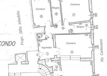 planimetria appartamento - Appartamento via Del Monte, Bologna (zona Centro Storico) - foto 26