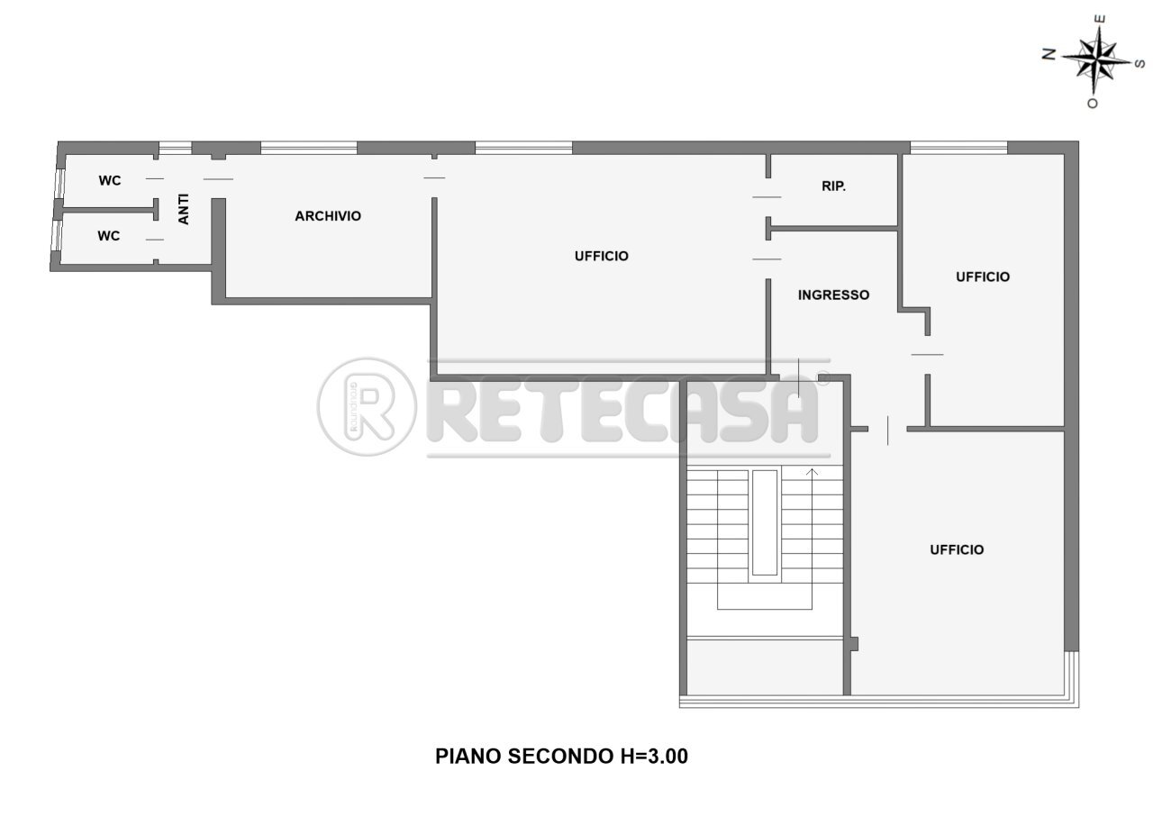 PLANIMETRIA - Ufficio Via dei Colli 33, Padova - planimetria 1