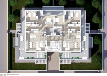 pianta secondo piano (attico) palazzina B.JPG - Apartment Via del Carnio, Mirano - photo 14