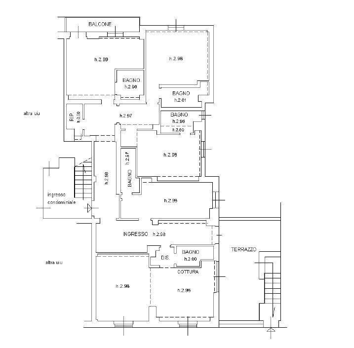 Planimetria  .jpg - Appartamento Piazza della Costituzione, Firenze (zona Santa Maria Novella) - planimetria 1