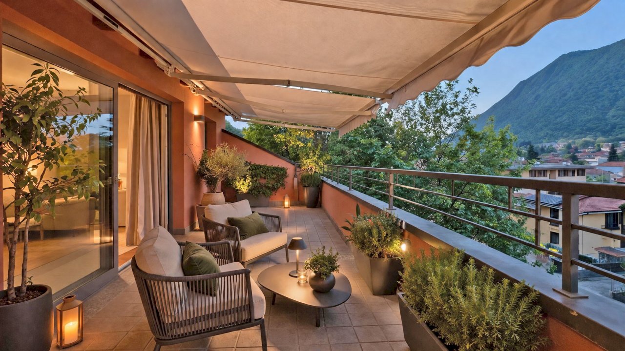 Rendering terrazzo - Three-room apartment Via Giuseppe Garibaldi 30, Cittiglio - photo 1