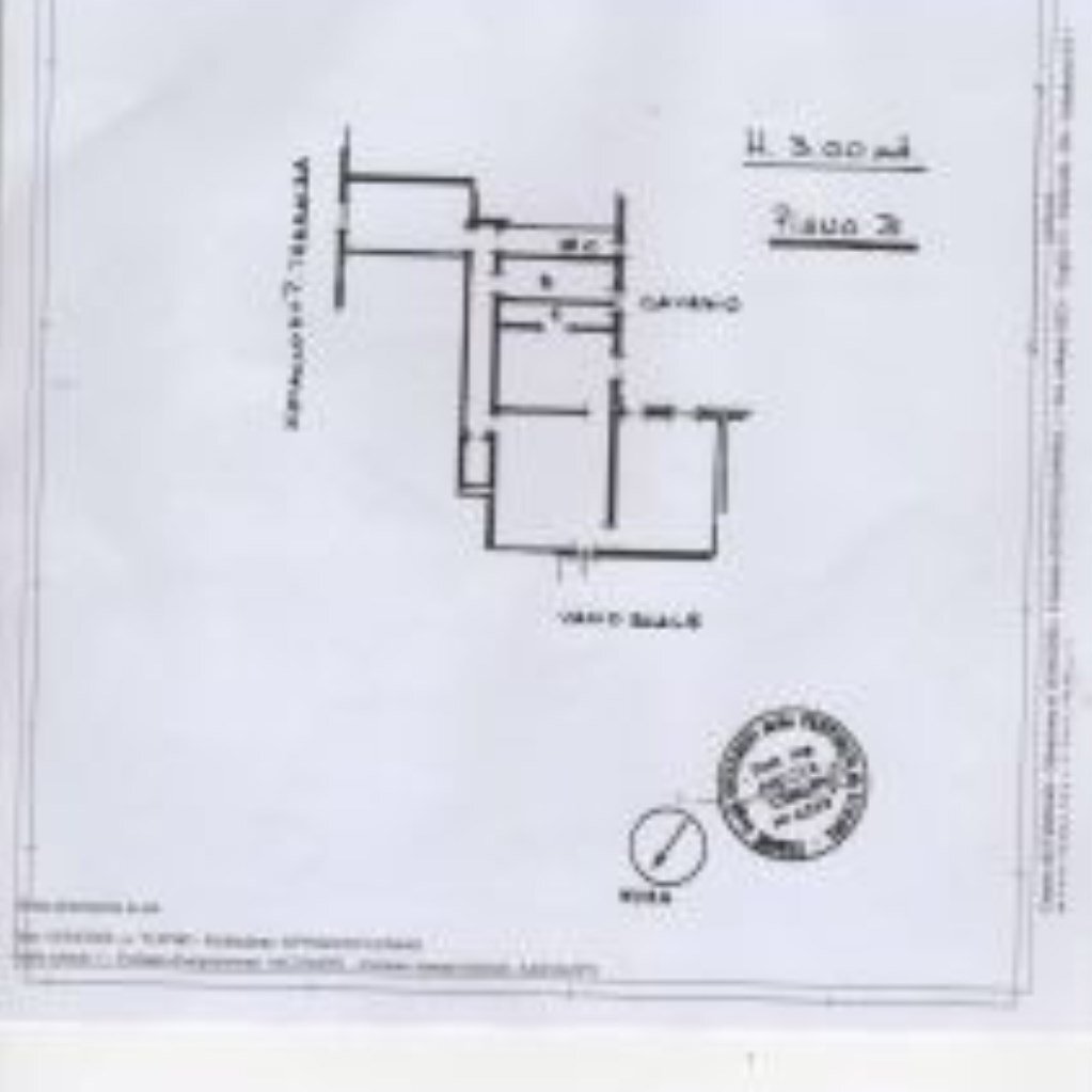 Quadrilocale Piazza Terralba, 2, Genova (zona San Fruttuoso) - planimetria 1