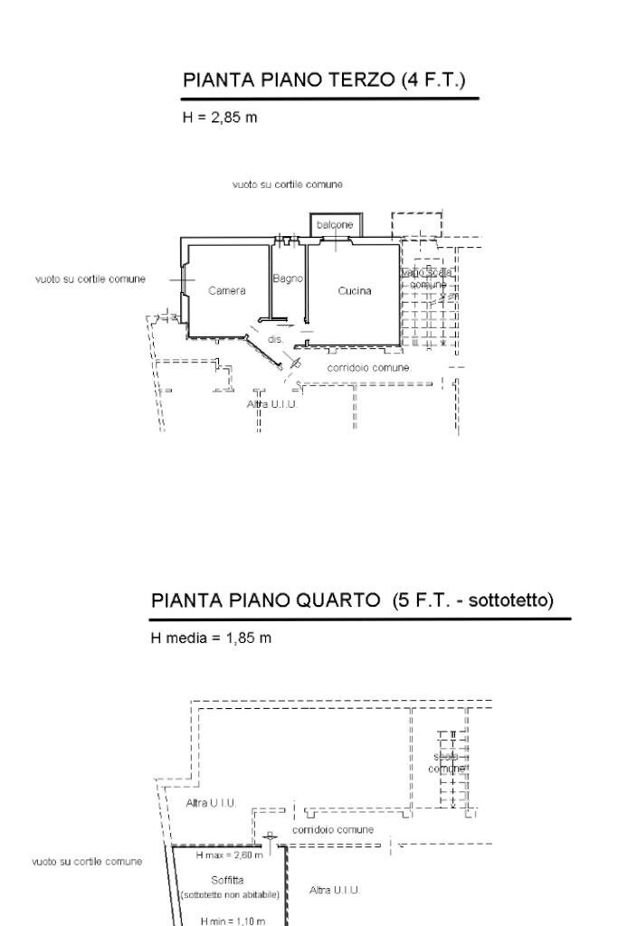 Two-room apartment Viale martiri della libertà, Borgaro Torinese - floor plans 1