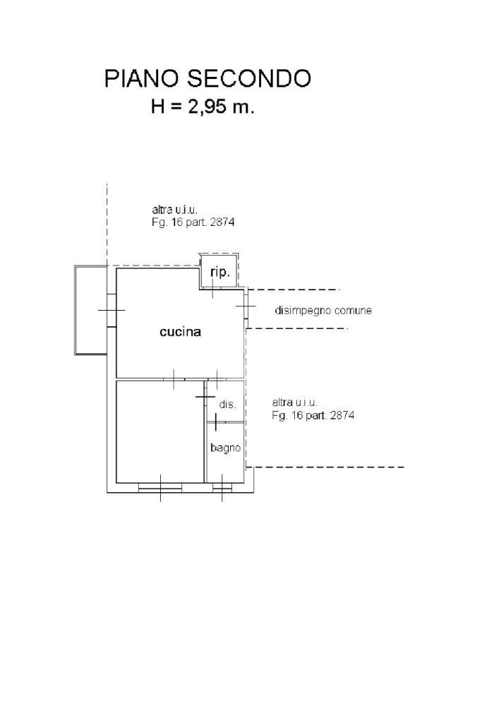 Two-room apartment Largo Ponte Romano, Loano - floor plans 1
