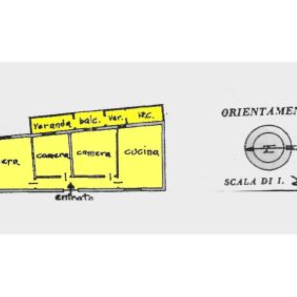 Trilocale Via Dante Alighieri, Sanremo - planimetria 1