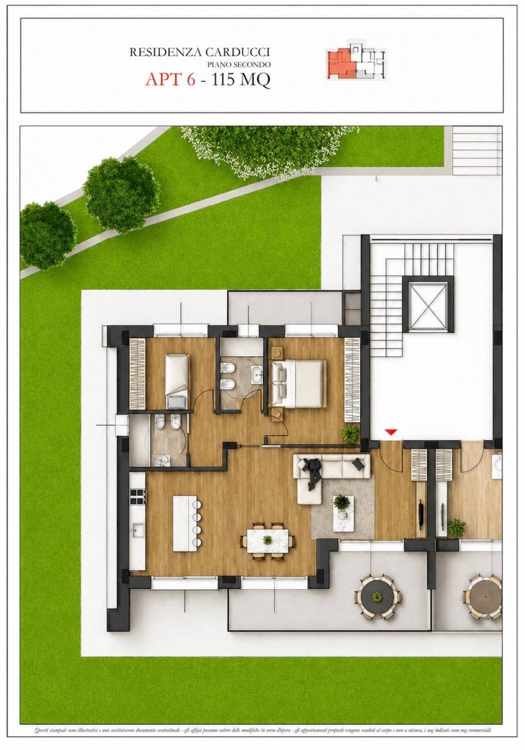 Foto 9 - Appartamento VIALE CARDUCCI
 
SNC, Sanremo - planimetria 1