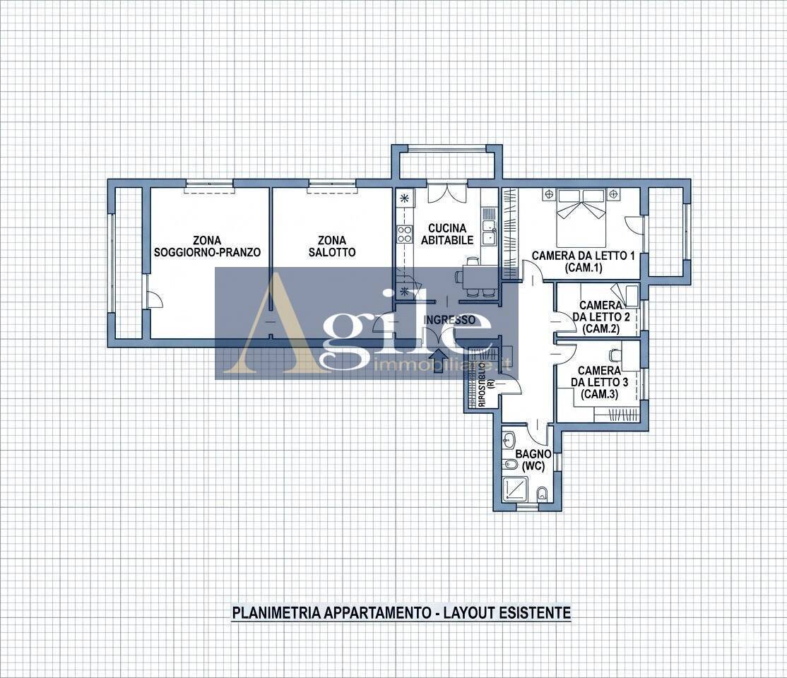 Foto 19 - Appartamento via nazionale, Sant'Omero - planimetria 1