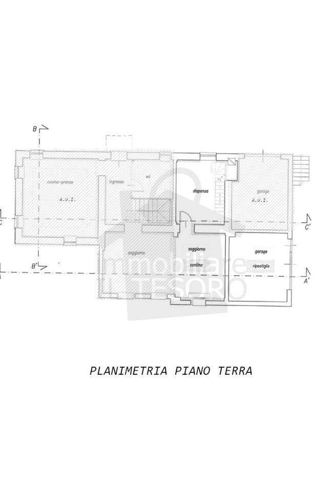 Villa via Brocchi, 73, Verucchio - planimetria 1