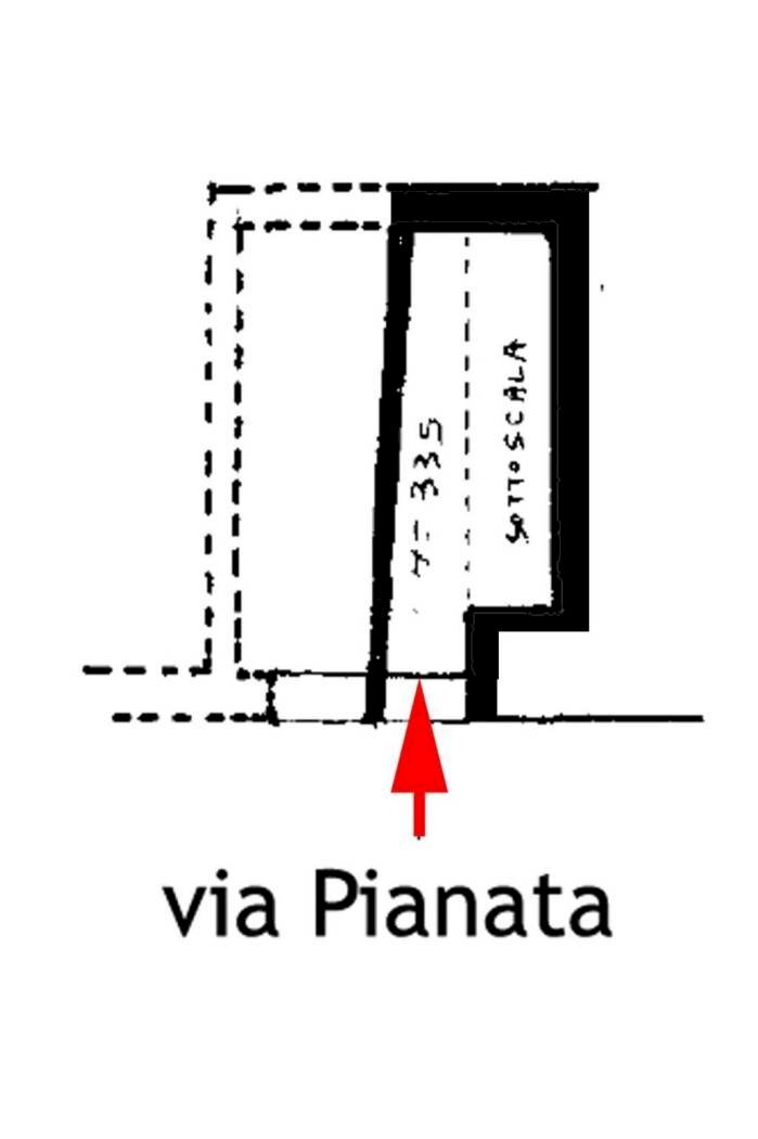 Magazzino via Pianata, Ceriana - planimetria 1