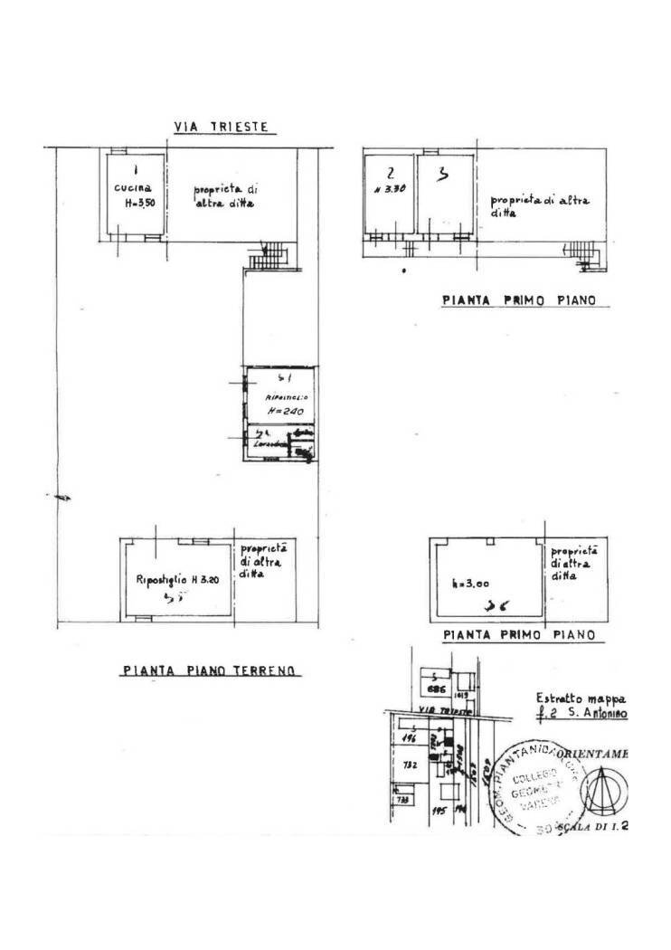 Bilocale via Trieste, 5, Lonate Pozzolo - planimetria 1