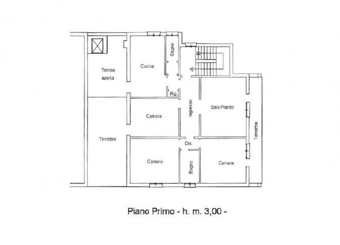 Appartamento via Emilia, 492, San Lazzaro di Savena - planimetria 1