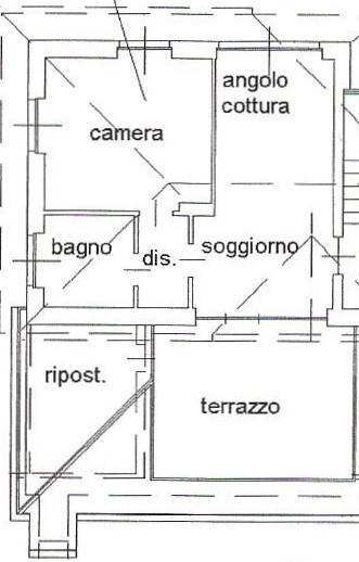 Attico frazione Madonna Delle Grazie, Cuneo - planimetria 1
