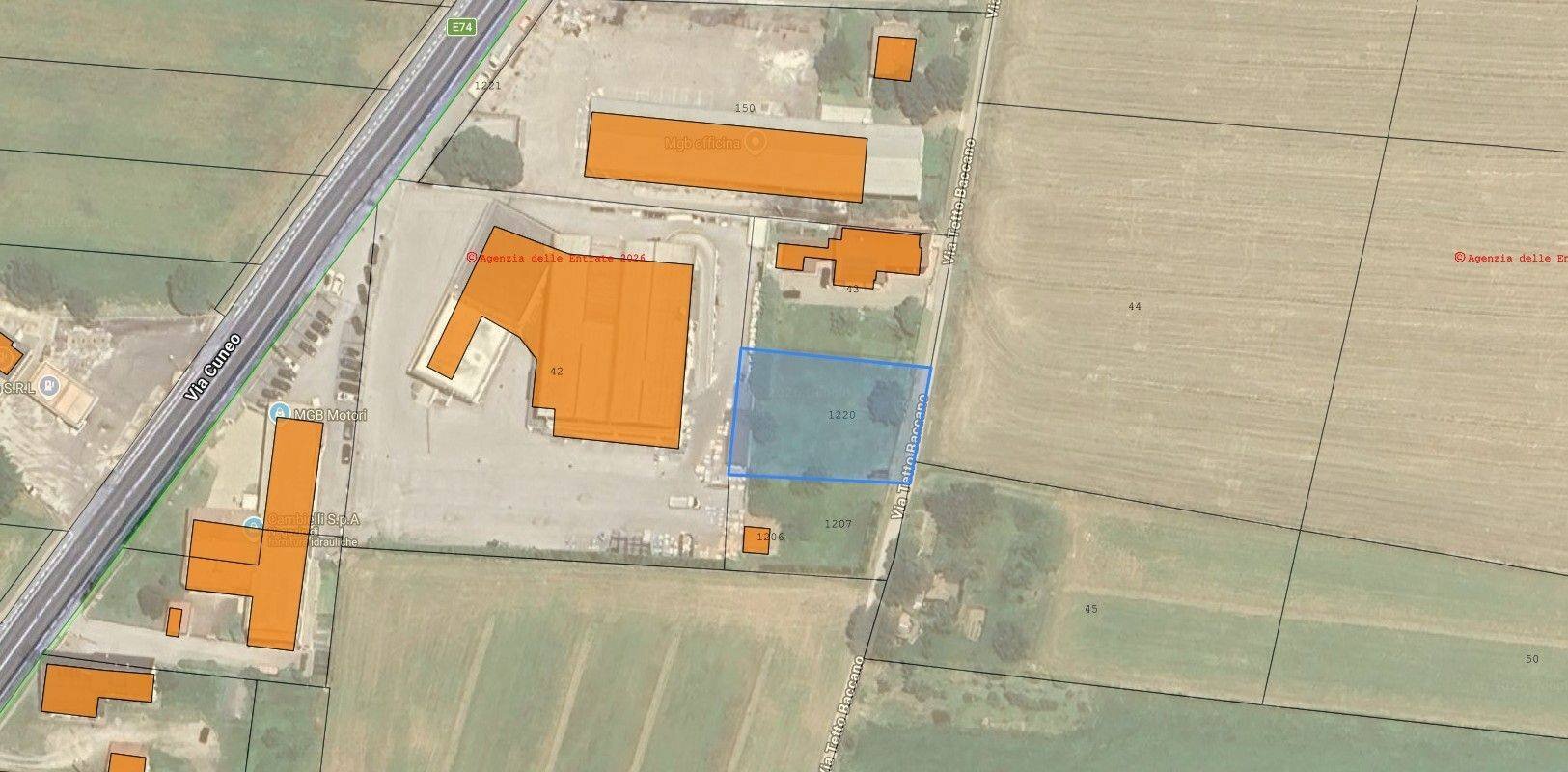 Terreno edificabile via Cuneo, Borgo San Dalmazzo - planimetria 1