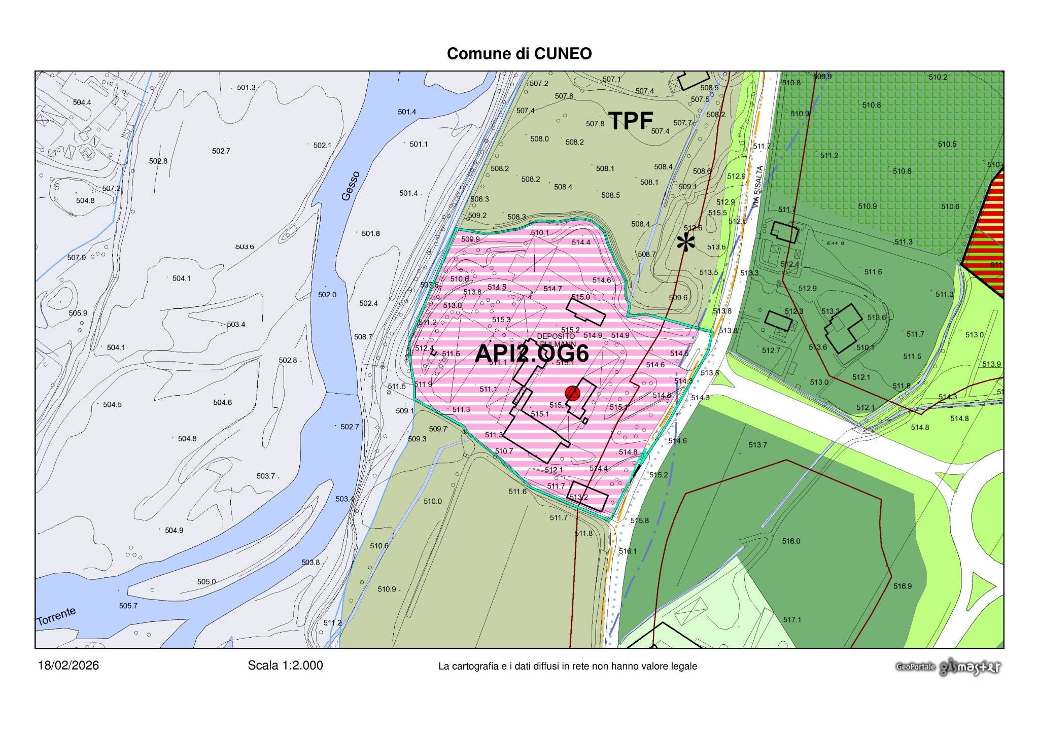Capannone via Bisalta, 60, frazione Madonna Delle Grazie, Cuneo - planimetria 1