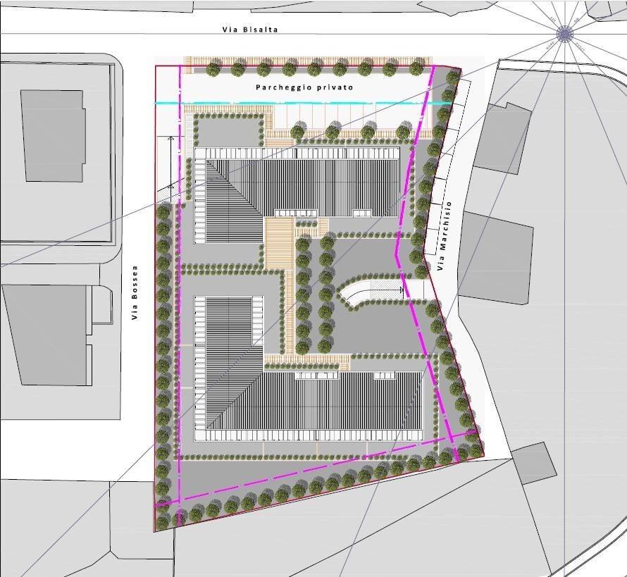 Terreno edificabile via Bisalta, 26, frazione Madonna Delle Grazie, Cuneo - planimetria 1
