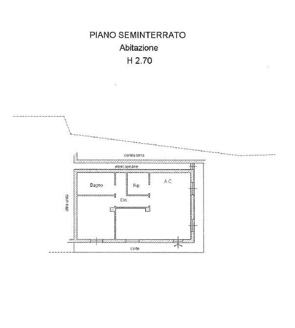 Villa strada Ciosa, 55, Imperia - planimetria 1