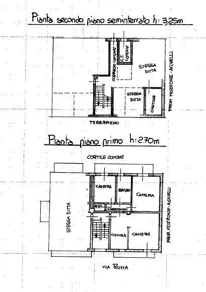 Trilocale via Roma, 26, Roddino - planimetria 1