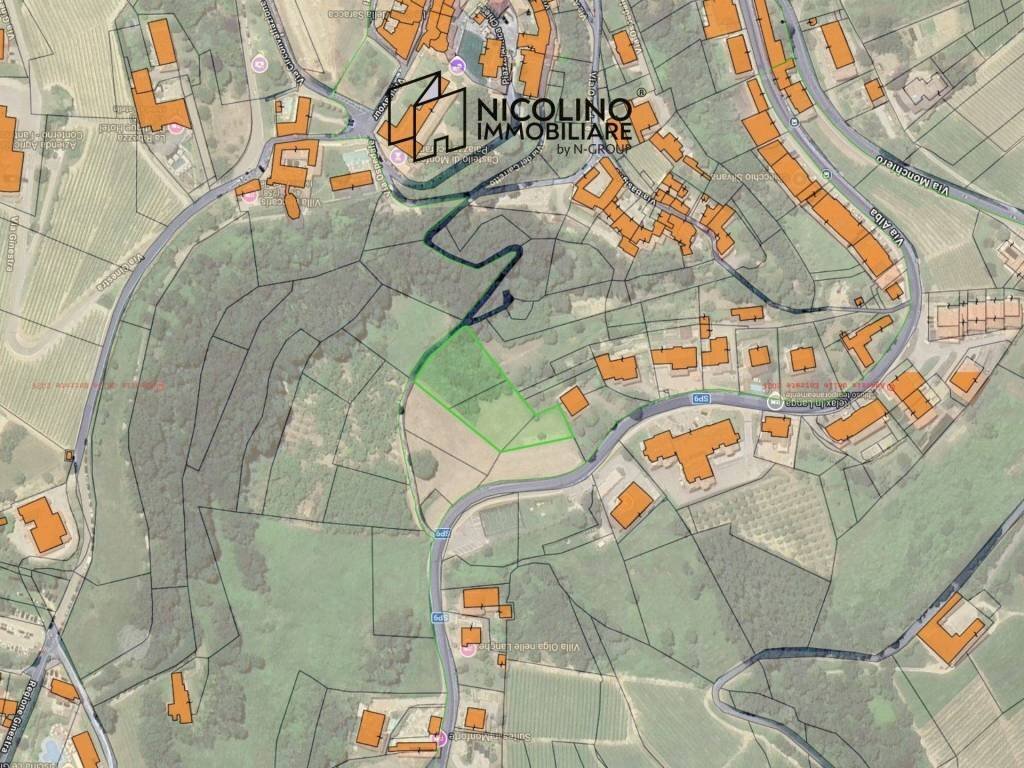 Mappa - Building land via Alba, Monforte d'Alba - photo 1