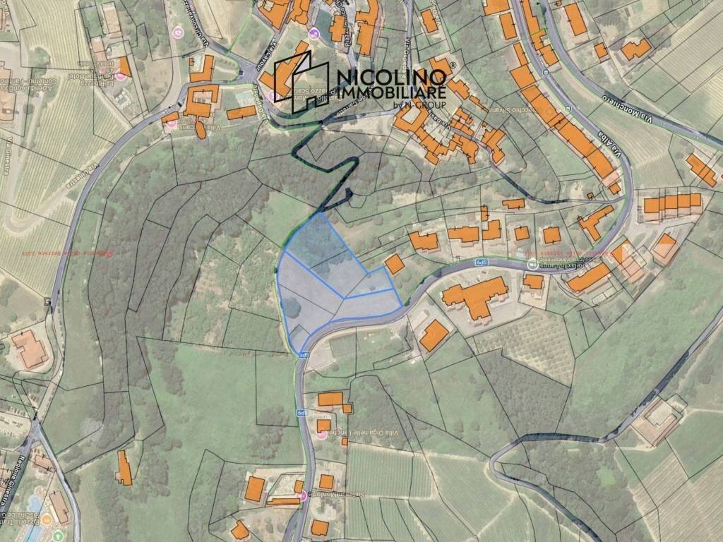 Mappa - Building land via Alba, Monforte d'Alba - photo 1