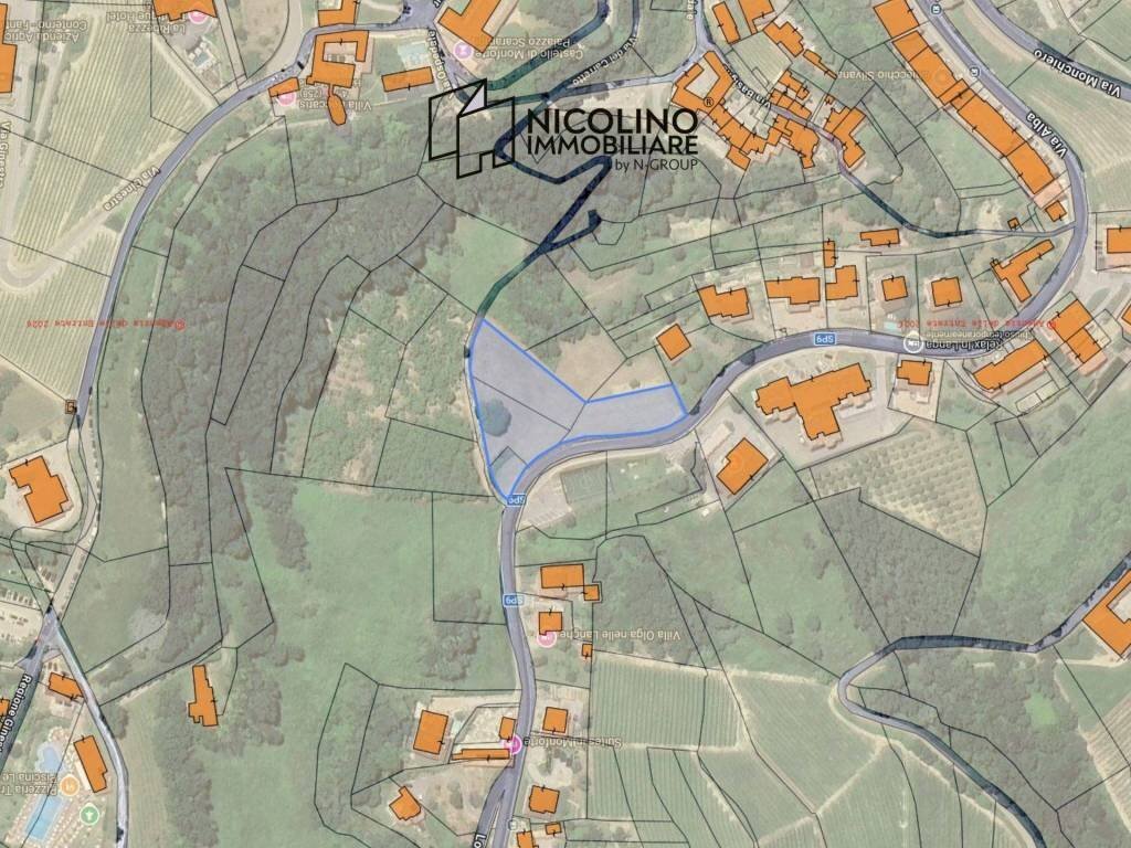 Mappa - Building land via Alba, Monforte d'Alba - photo 1